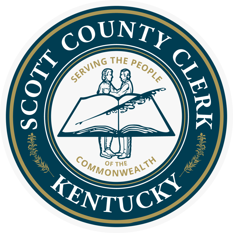 Scott County Clerk Kentucky seal